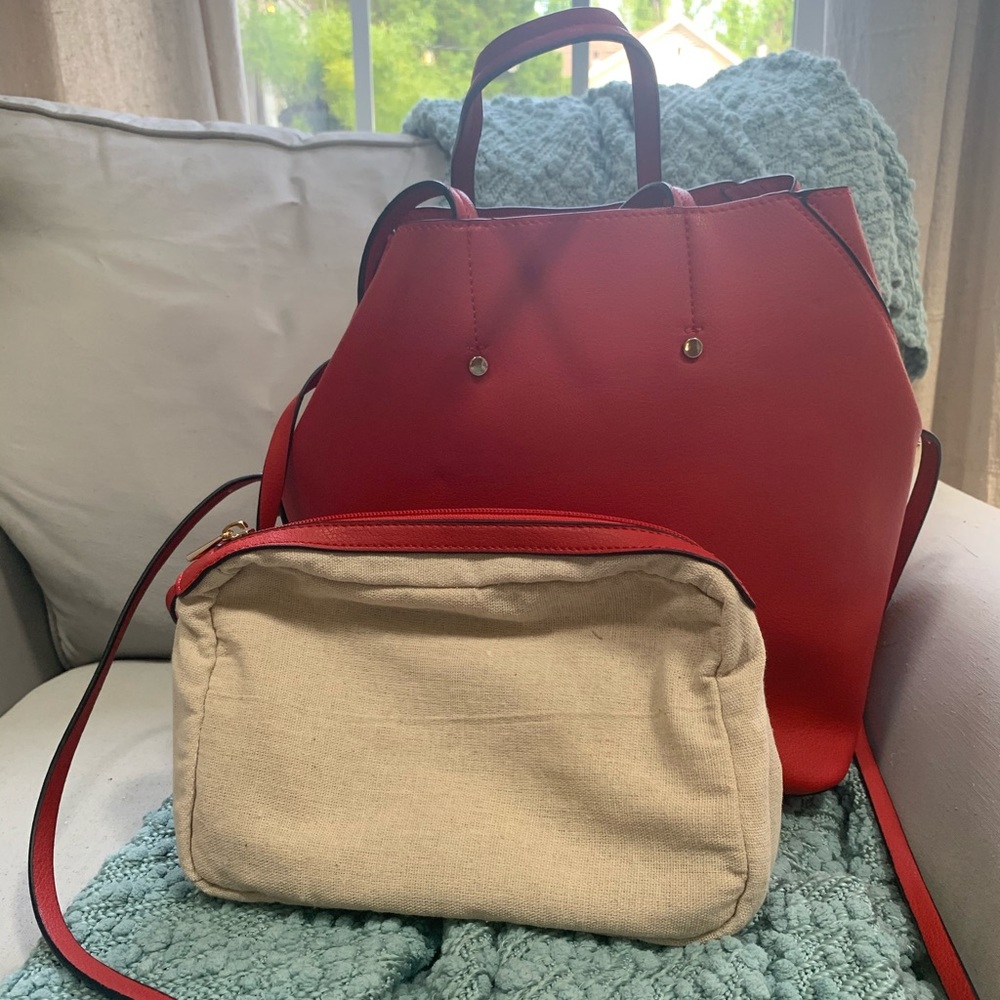 Zara Soft Shopper with top stitching
